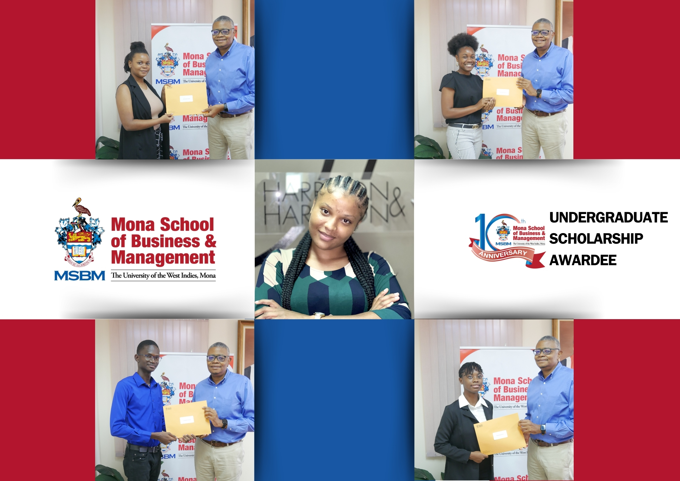 MSBM 10TH Anniversary Undergraduate Scholars Awarded