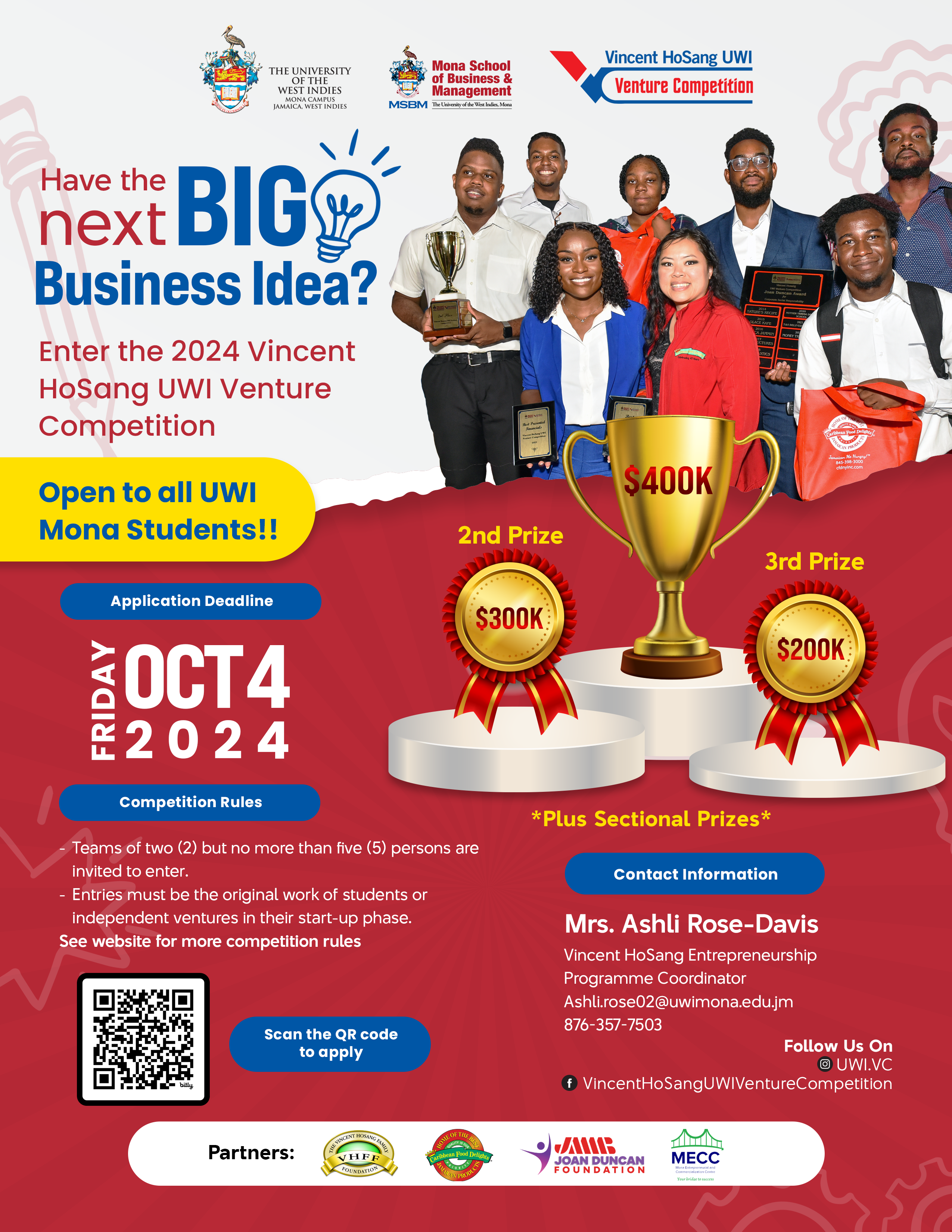 UWI Vincent Hosang Flyer