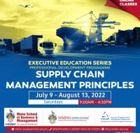 Poster for MSBM Executive Education Series: Supply Chain Management Principles