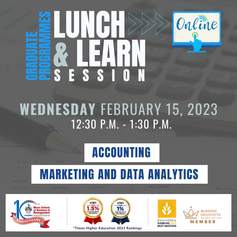 accounting marketing and data analytics flyer