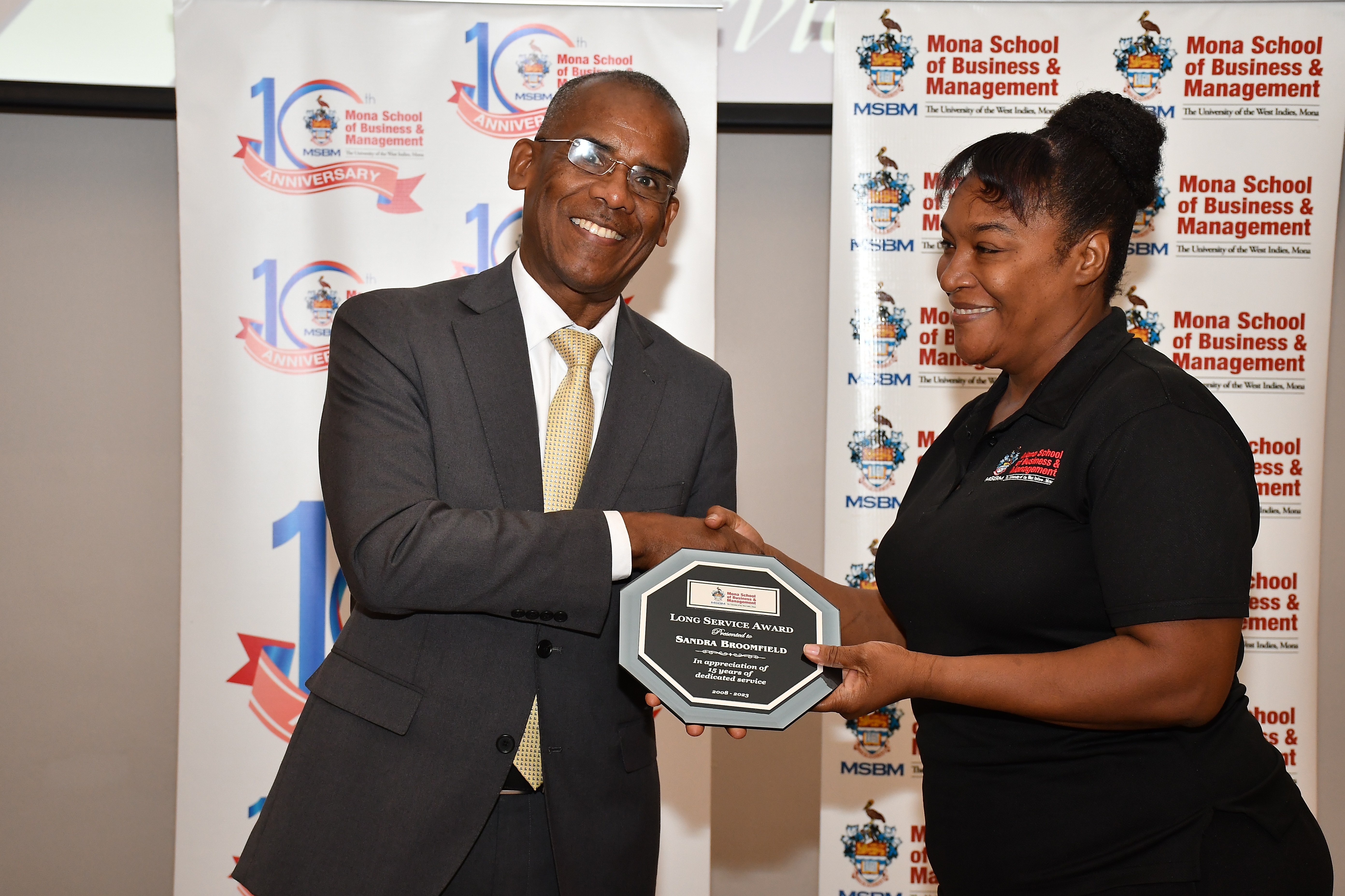 MSBM Staff Awards | Mona School of Business & Management