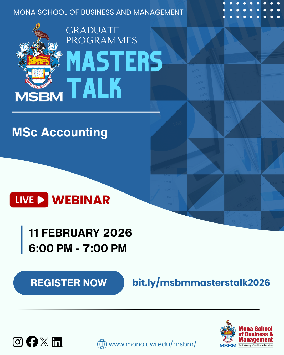 Masters Talk 2026 - MSc Accounting