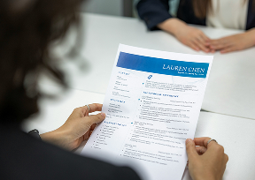 image of sample resume