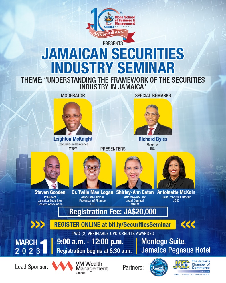 Jamaican Securities Industry Seminar: Understanding the Framework of the Securities Industry in Jamaica
