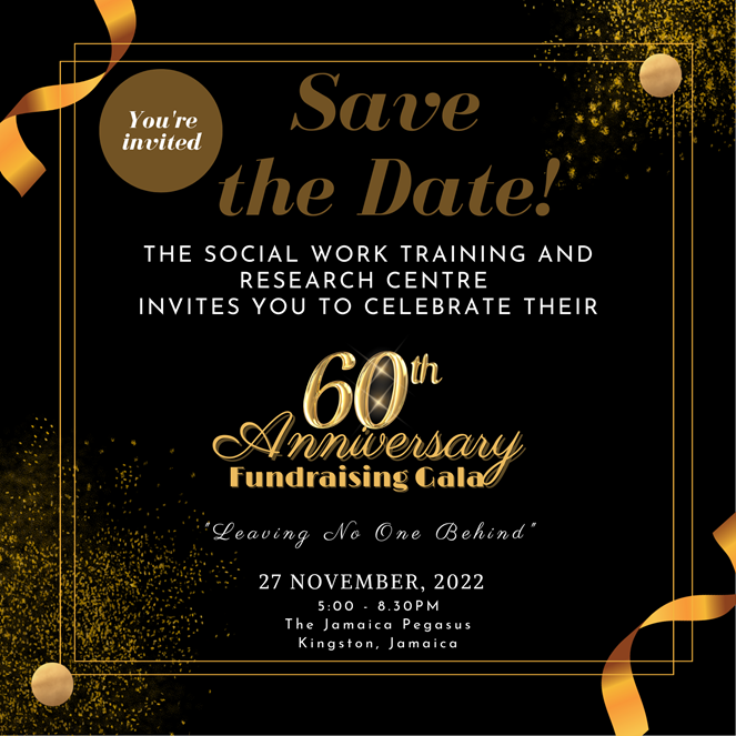 Save the Date | Social Work Training and Research Centre 60th Anniversary Fundraising Gala Dinner