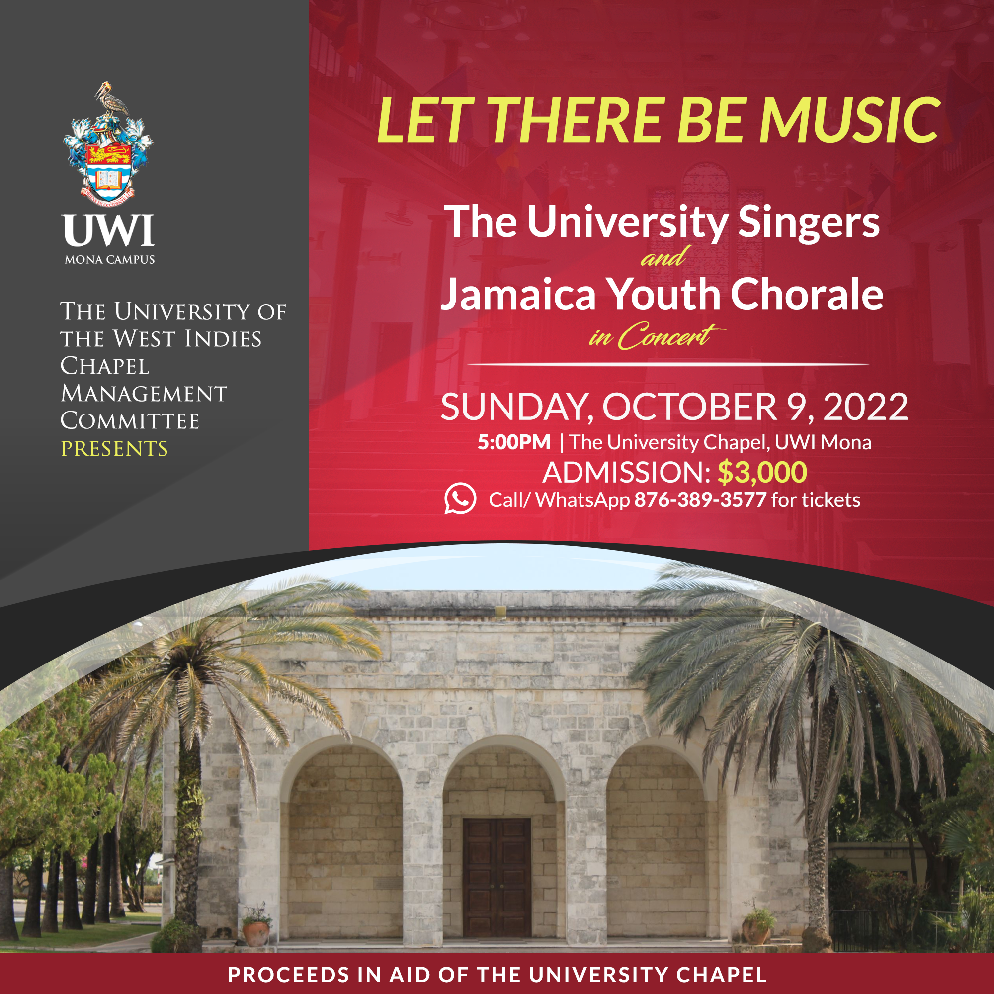 University Chapel Benefit Concert