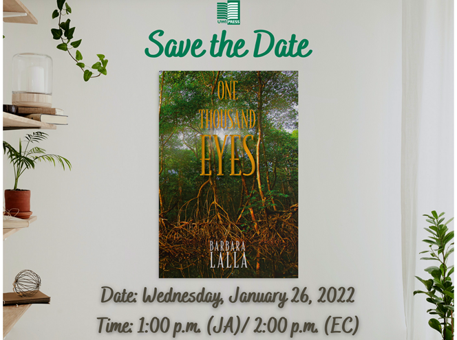 Save the date | One Thousand Eyes by Barbara Lalla