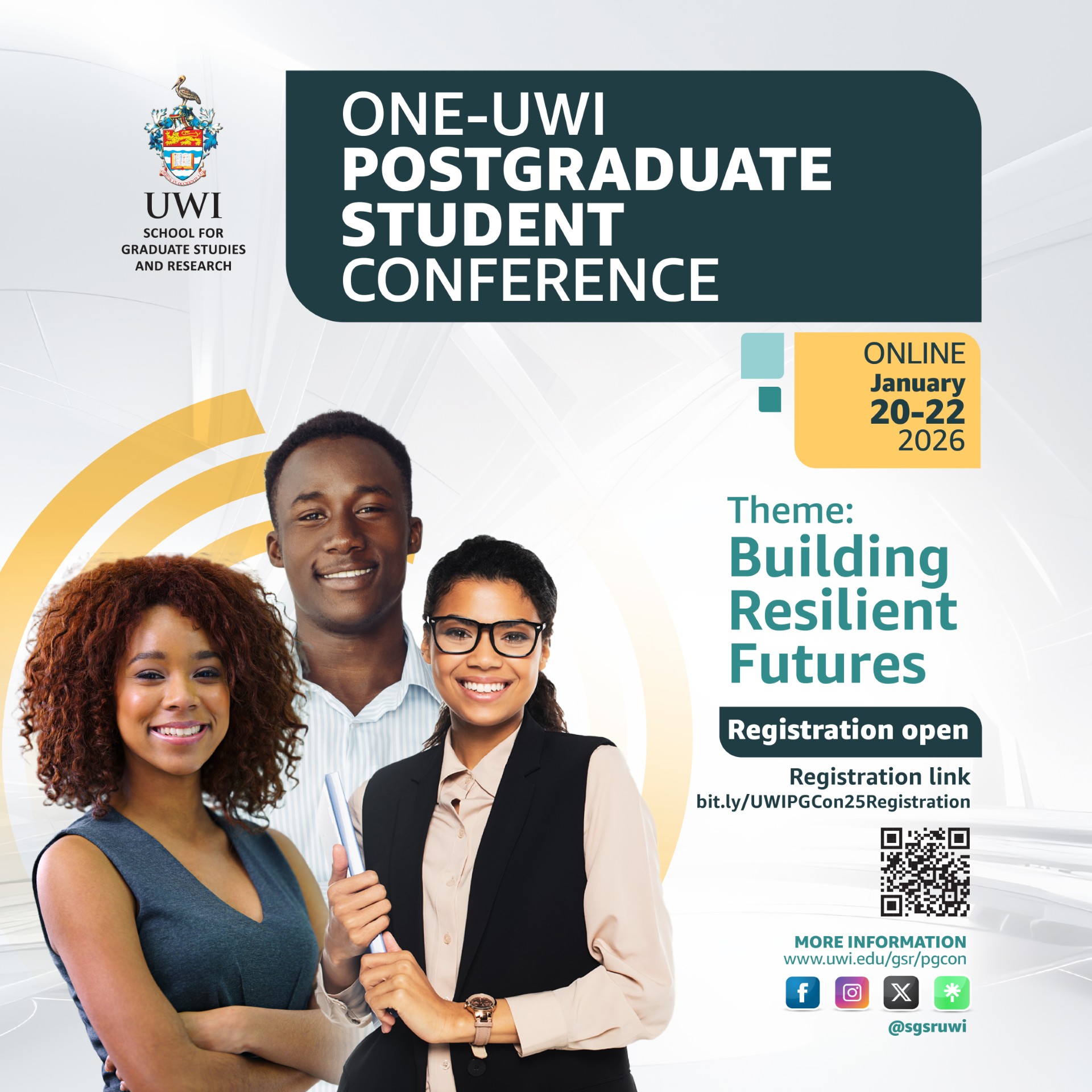Registration Information for The One-UWI Postgraduate Student Conference