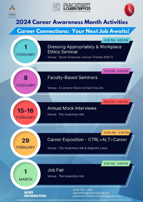 Placement & Career Services Annual Career Awareness Month Activities