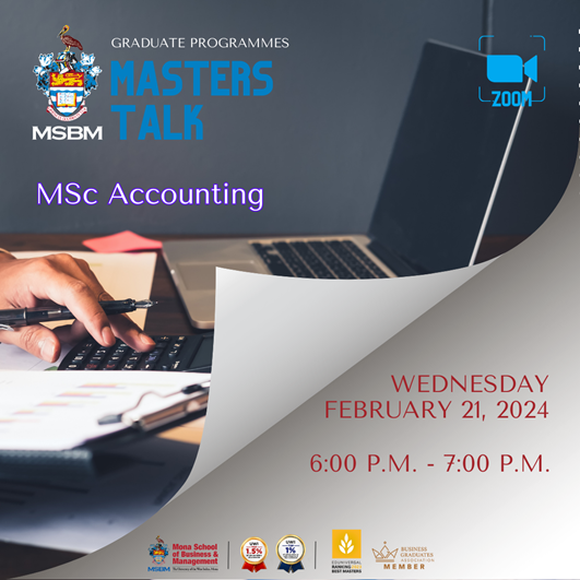 MSBM Masters Talk - MSc Accounting