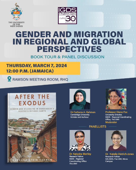 Gender and Migration in Regional and Global Perspectives - Book Tour and Panel Discussion 