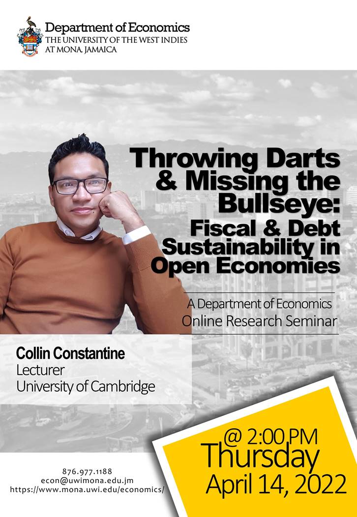 Online Research Seminar | Throwing Darts & Missing the Bullseye: Fiscal & Debt Sustainability in Open Economies