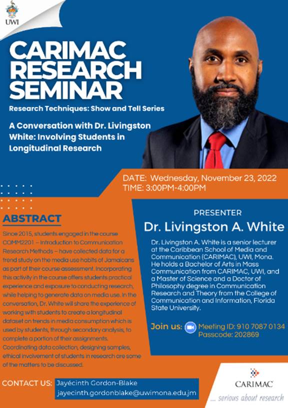 CARIMAC Research Seminar | Research Techniques: Show and Tell Series