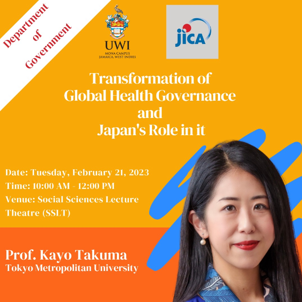 Department of Government - Transformation of Global Health Governance and Japan's Role in It