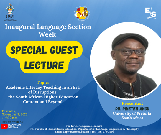 DLLP Special Guest Lecture | ELS Inaugural Language Section Week 