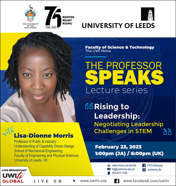The Professor Speaks Lecture Series | Rising to Leadership: Negotiating Leadership Challenges in STEM