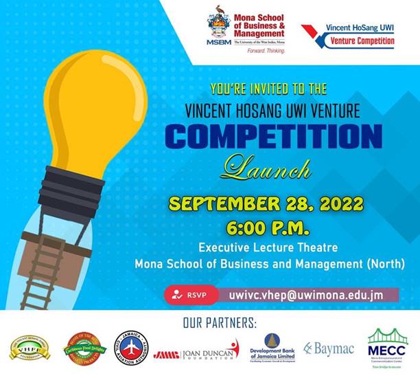 Launch of the 2022 Vincent HoSang UWI Venture Competition