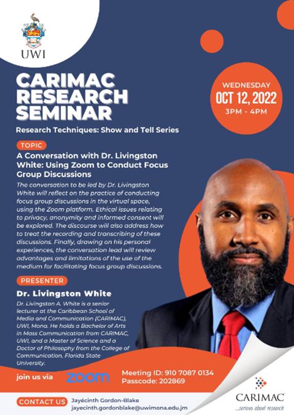 CARIMAC Research Seminar | Research Techniques: Show and Tell Series