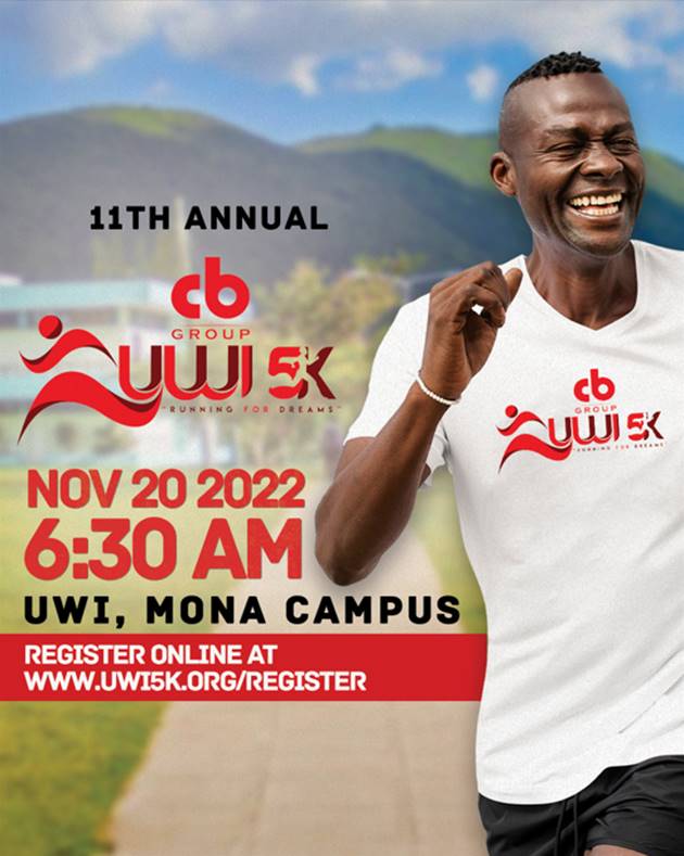 Register today for the 11th Annual CB Group UWI 5K and Smart Eggs Kids K