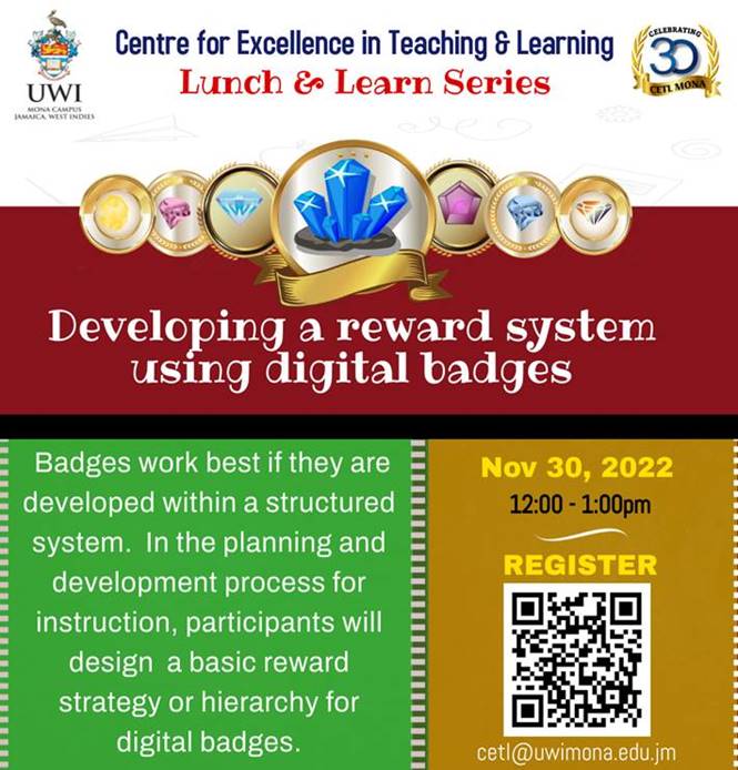 CETL's Lunch and Learn Series: Developing a reward system using digital badges