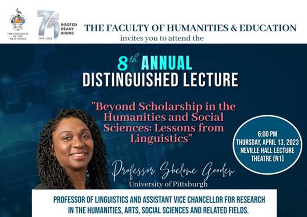 8th Annual Distinguished Lecture - Beyond Scholarship in the Humanities and Social Sciences: Lessons from Linguistics
