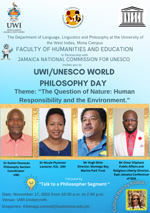 UWI/UNESCO World Philosophy Day
