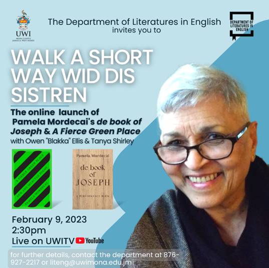 Pamela Mordecai's Virtual Book Launch "Walk a short way wid dis sistren"