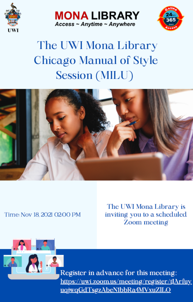 Chicago Manual of Style 17th ed. Session