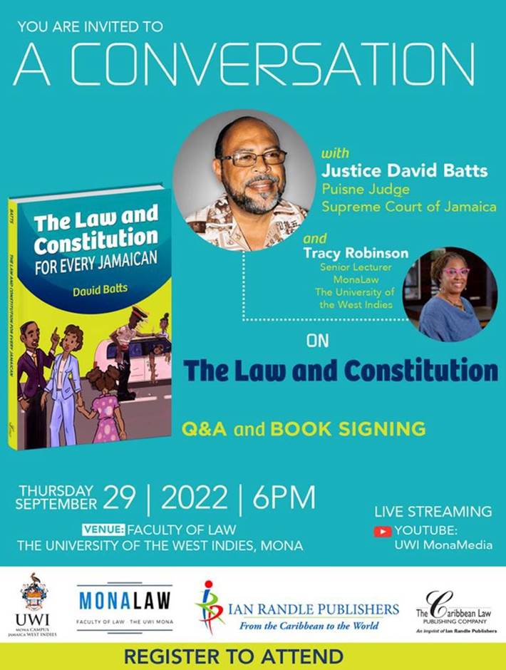 The Law and Constitution for Every Jamaican: A Conversation with Justice David Batts