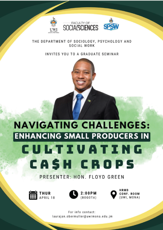SPSW Graduate Seminar: Navigating Challenges: Enhancing Small Producers in Cultivating Cash Crops