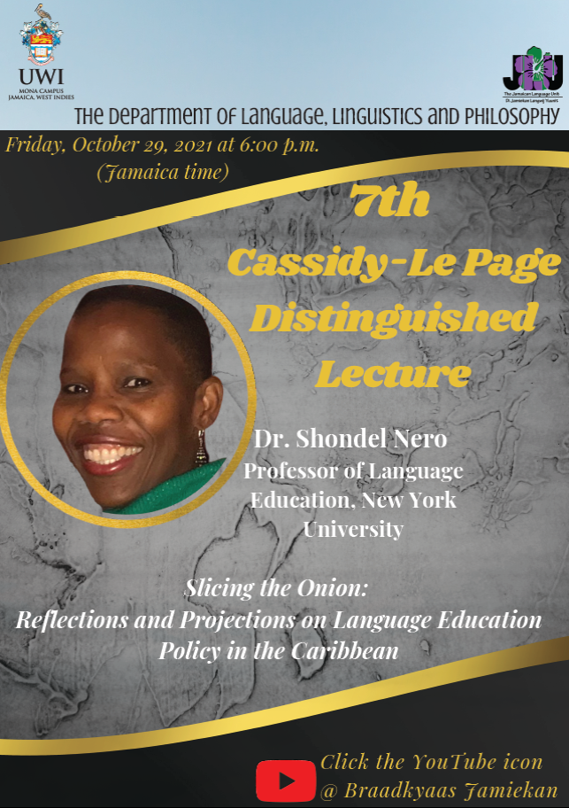 The 7th Cassidy-Le Page Distinguished Lecture
