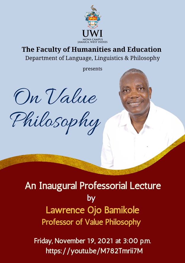 Inaugural Professorial Lecture | Lawrence Bamikole