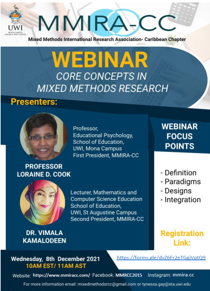 Webinar- Core Concepts in Mixed Methods Research
