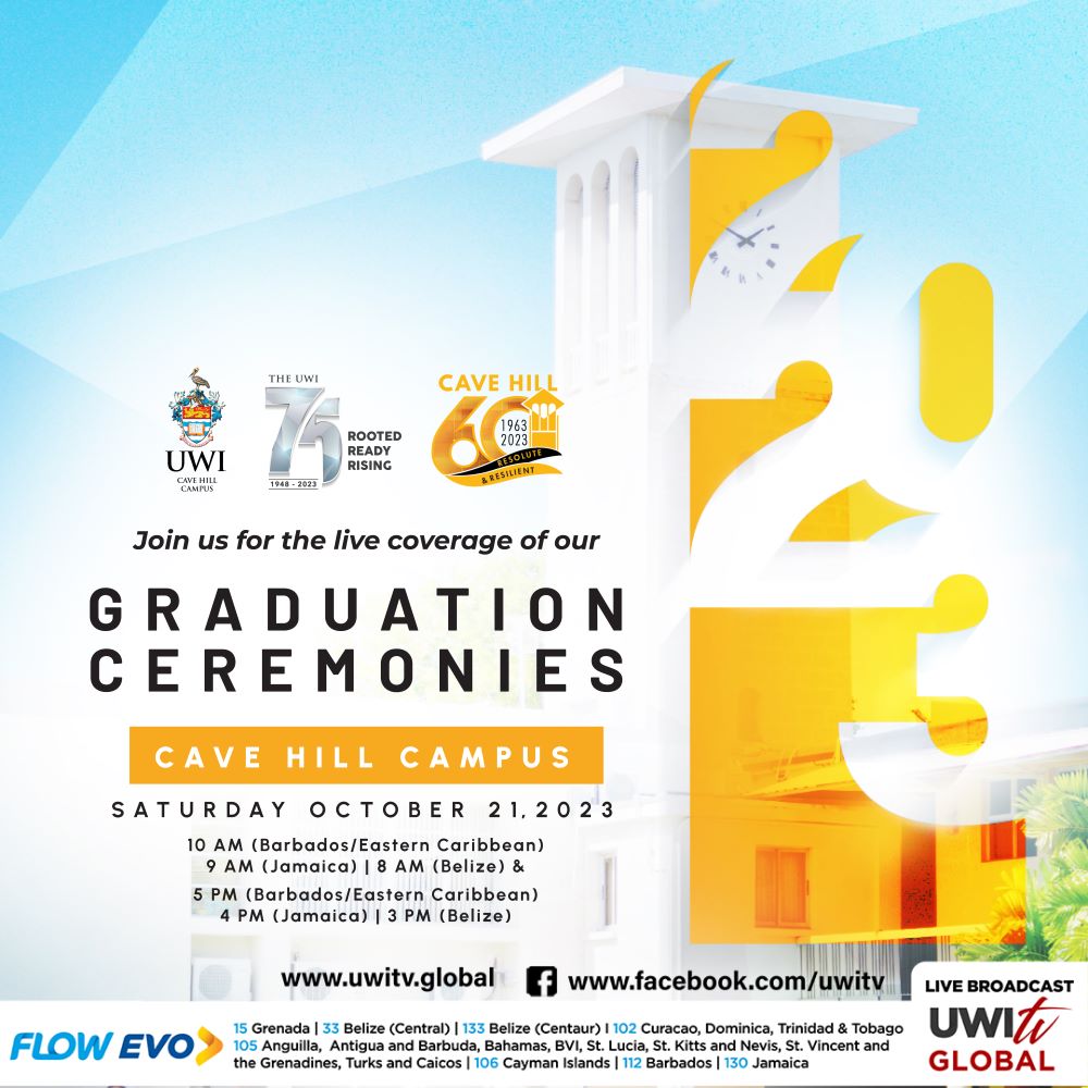 Over 1,200 to graduate from Cave Hill during UWI double jubilee anniversary year