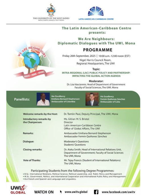 LAC Diplomatic Dialogues with The UWI Mona