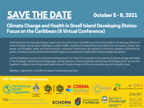 Climate change and Health in Small Island Developing States Flyer