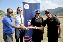 UWI Mona Campus hosts ‘World Relay’ organised by the French Embassy and Alliance Française in Jamaica