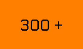 300+