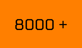 8000+