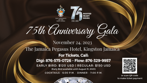 75th Anniversary Gala tickets for sale, $120 early bird