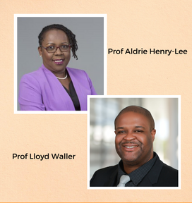 Graphic image of Prof Henry Lee and Prof Lloyd Waller