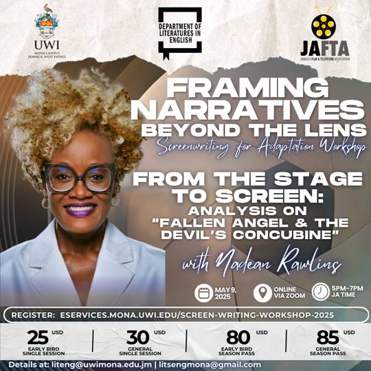 DLIE Screenwriting for Adaptation Workshop: Framing Narratives Beyond the lens with Nadean Rawlins