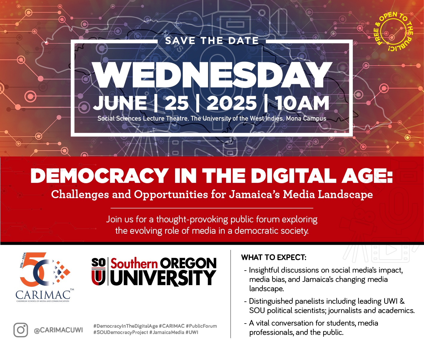 CARIMAC & SOU Media and Democracy Forum