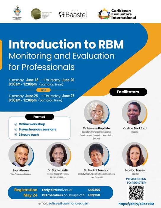 Workshop - Introduction to RBM: Monitoring and Evaluation for Professionals