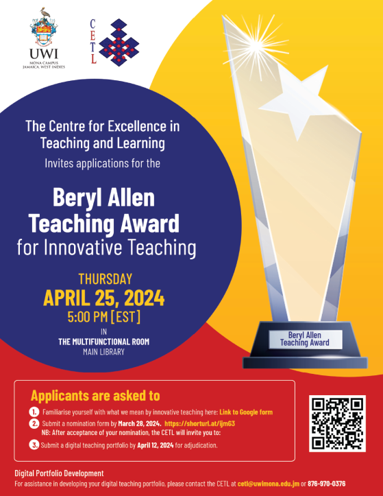 The Beryl Allen Teaching Award for Innovative Teaching 